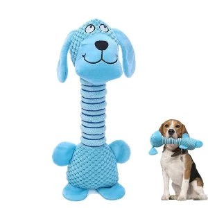 Long Neck Interactive Dog Squeaky Toys Durable Chew Toys