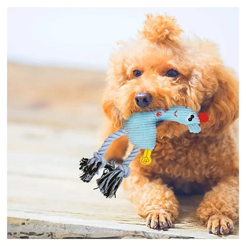 Cute Fawn Natural Puppy Chew Toys Accessories for Teething - Image 3