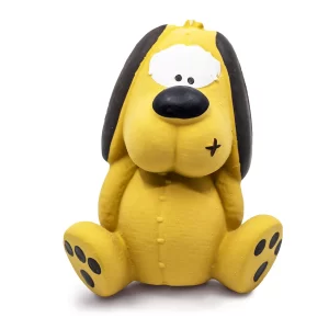 Dog Squeaky Dog Toy, Yellow (S)